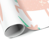 Rainbogen en Unicorns Cadeaupapier (Rol Hoek)