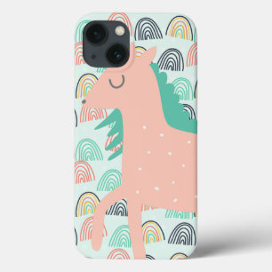 Rainbogen en Unicorns iPhone 13 Hoesje