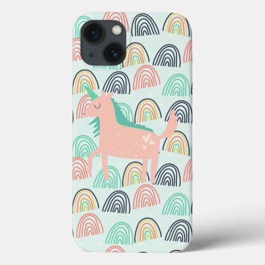 Rainbogen en Unicorns Case-Mate iPhone Case (Achterkant)