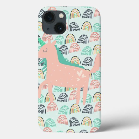 Rainbogen en Unicorns Case-Mate iPhone Case (Achterkant)