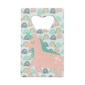 Rainbogen en Unicorns Creditkaart Flessenopener (Achterkant)