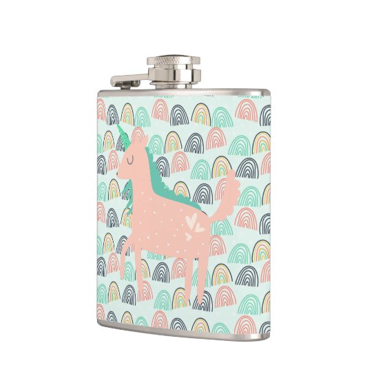 Rainbogen en Unicorns Heupfles (Links)