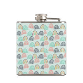 Rainbogen en Unicorns Heupfles (Achterkant)