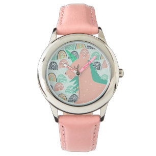 Rainbogen en Unicorns Horloge