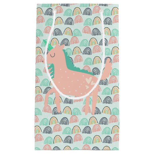 Rainbogen en Unicorns Klein Cadeauzakje (Voorkant)