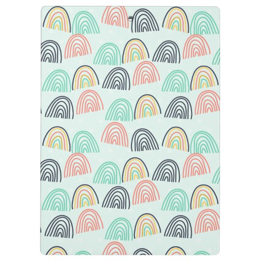 Rainbogen en Unicorns Klembord (Achterkant)