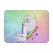 Rainbogen en Unicorns Magneet (Horizontaal)