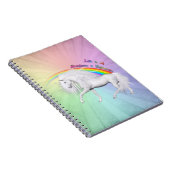 Rainbogen en Unicorns Notitieboek (Rechterzijde)