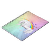 Rainbogen en Unicorns Notitieboek (Linkerzijde)