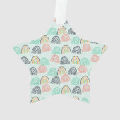 Rainbogen en Unicorns Ornament (achterkant)