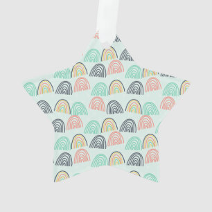 Rainbogen en Unicorns Ornament