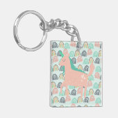 Rainbogen en Unicorns Sleutelhanger (Voorkant Links)