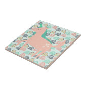 Rainbogen en Unicorns Tegeltje (Zijkant)