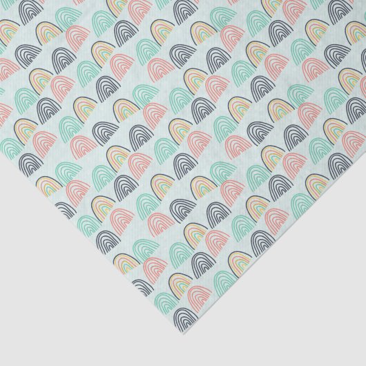 Rainbogen en Unicorns Tissuepapier (Detail)
