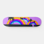 Rainbogen en vlinderbloemskateboard persoonlijk skateboard (Horizontaal)
