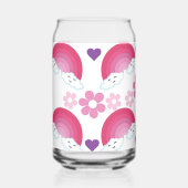 Rainbogen en wolken blikvorm glas (Voorkant)