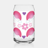 Rainbogen en wolken blikvorm glas (Achterkant)