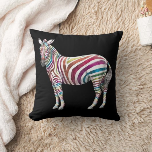Rainbogen en Zebras Kussen (Deken)