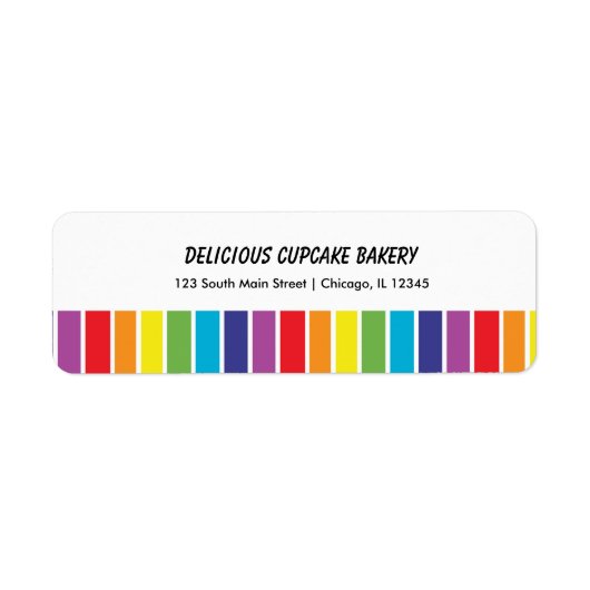 Rainbogen Etiket (Voorkant)