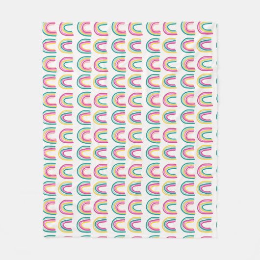 Rainbogen Fleece Deken (Voorkant)