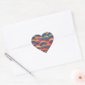 Rainbogen Hart Sticker (Envelop)