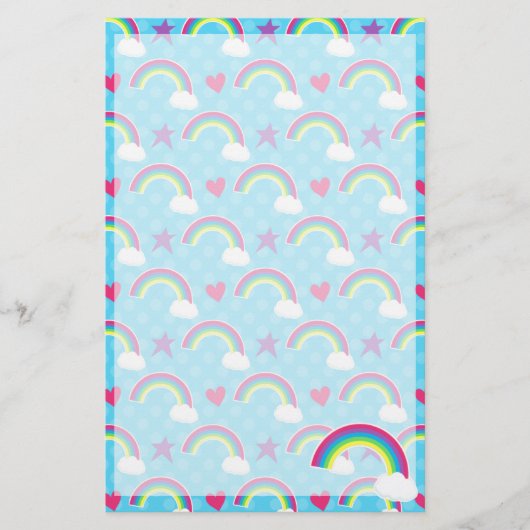 Rainbogen, harten en stangen briefpapier (Voorkant)