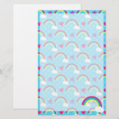 Rainbogen, harten en stangen briefpapier (Voorkant / Achterkant)