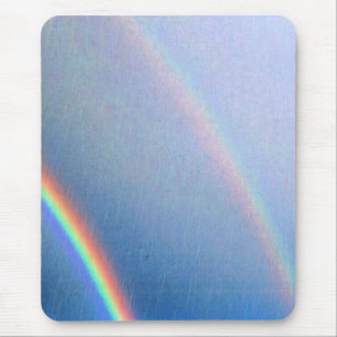 Rainbogen in de regen muismat