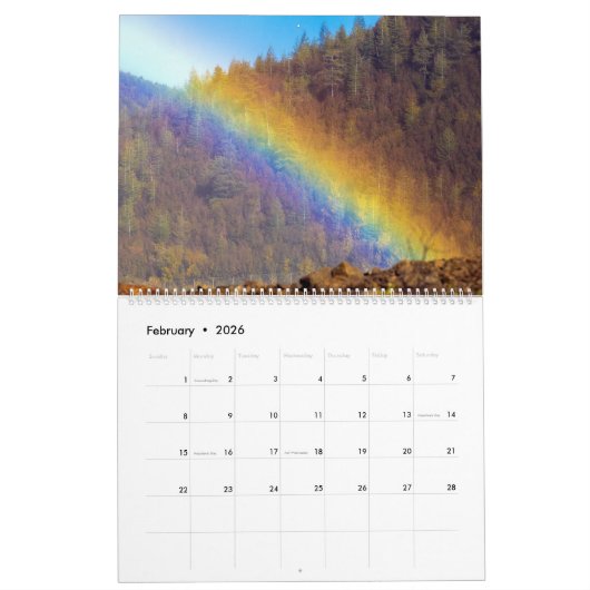 Rainbogen Kalender (Feb 2026)