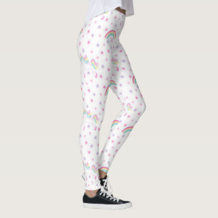 Rainbogen, Leggings voor eenmalig ontwerp Roze L
