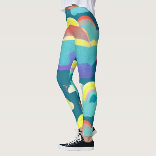 Rainbogen met leggings van wolken (Links)