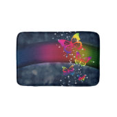 Rainbogen op Butterflies Badmat (Voorkant)