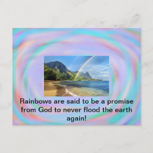 Rainbogen op een Briefkaart