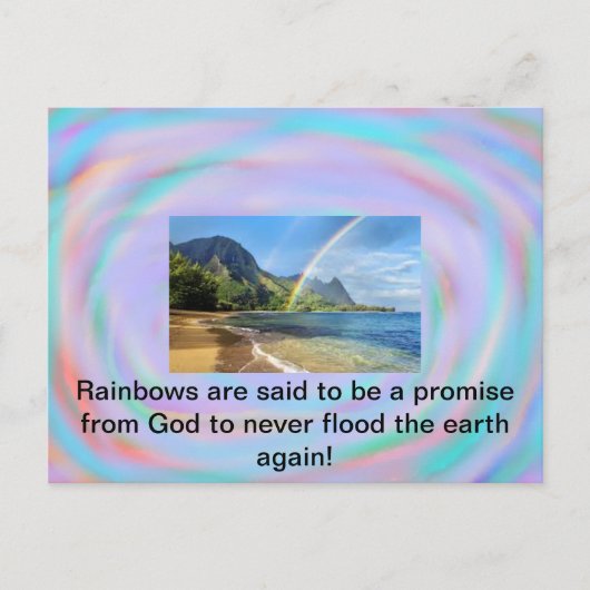 Rainbogen op een Briefkaart (Voorkant)