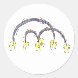 Rainbogen Ronde Sticker