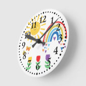 Rainbogen, Sunshine, Butterflies, Tulps Kinder Ronde Klok (Hoek)