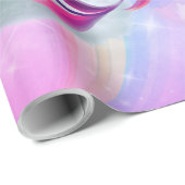 Rainbogen, wolken uit vloeisel, Baby shower van st Cadeaupapier (Rol Hoek)