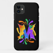 Rainbooboogbrief M Monogram Abstract Case-Mate iPhone Case (Achterkant)