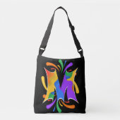Rainbooboogbrief M Monogram Abstract Crossbody Tas (Voorkant)