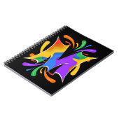 Rainbooboogbrief M Monogram Abstract Notitieboek (Linkerzijde)