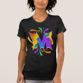 Rainbooboogbrief M Monogram Abstract T-shirt (Voorkant)