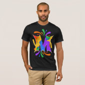 Rainbooboogbrief M Monogram Abstract T-shirt (Voorkant volledig)
