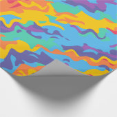 Rainboog abstract papier voor digitale druk (Hoek)