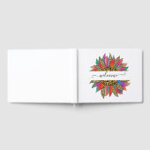 Rainboog- en luiparijndruk op maat gastenboek (Volledig)