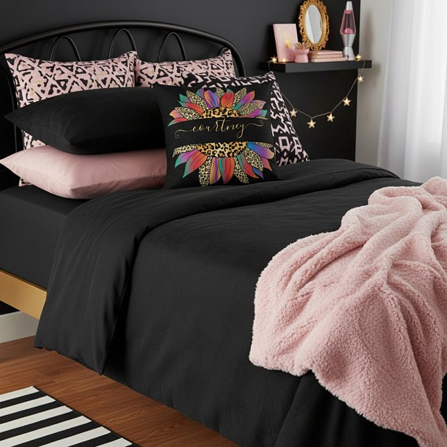 Rainboog- en luiparijndruk op maat kussen (Creator heeft geüpload)