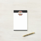 Rainboog- en luiparijndruk op maat post-it® notes (Op bureau)