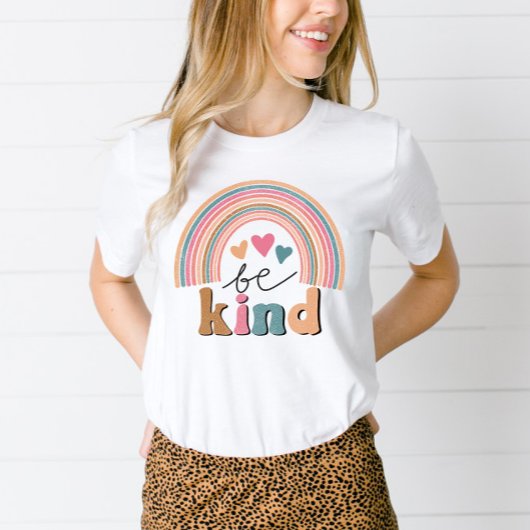Rainboog-positiviteitscijfer in de achterste stand t-shirt