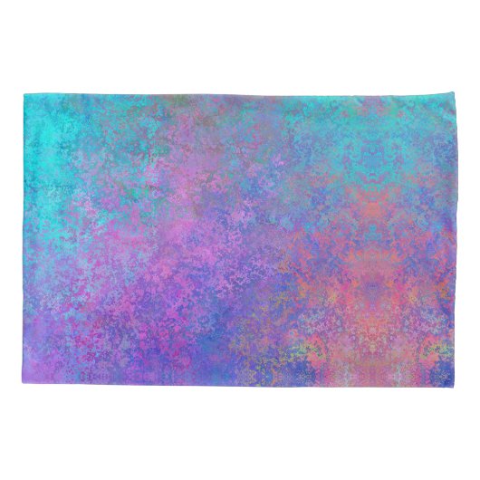 Rainboogalcoholinkt, helderkleurig Abstract Kussensloop (Achterkant)