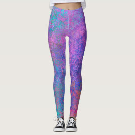 Rainboogalcoholinkt, helderkleurig Abstract Leggings