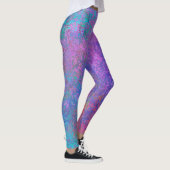 Rainboogalcoholinkt, helderkleurig Abstract Leggings (Rechts)